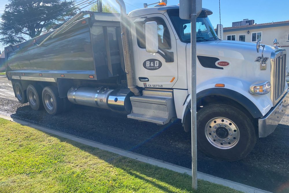 B&D Transportation super ten dump truck